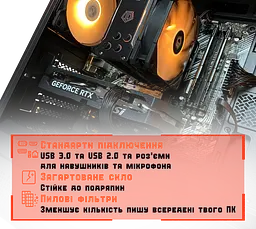 Ігровий ПК Light (RTX 5050 8GB / Ryzen 5 5600 / 16GB DDR4 / SSD 512GB) - мініатюра 2