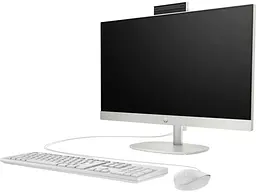 Моноблок HP 23.8 245-G10 FHD IPS/AMD Ryzen 3 7320U/8GB/512SSD/UMA/W11P/White (B6YM2ET) - мініатюра 2