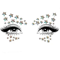 Наліпки Leg Avenue Celeste face jewels sticker