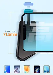 Геймпади для телефону чорні ігрові тригери на смартфоні Gamepad Z11 - мініатюра 6