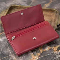 Жіночий гаманець Tony Perotti натуральна шкіра Cortina 5048 rosso (90317) червоний - мініатюра 4