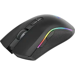 Комп'ютерна мишка Xtrike Me GM-314 ігрова 7200dpi. 7кн. RGB чорна (GM-314BK)