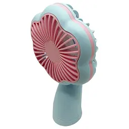 Портативний ручний вентилятор Bambi 2 в 1 MK 5612(Blue), 2 режими