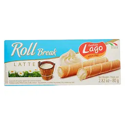 Трубочки вафельні Gastone Lago Roll Break з молочним кремом 80 г (747997)