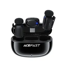 Бездротова мікрофонна система ACEFAST R2 dual-mic (Type-C) Black (6974316284901)