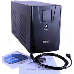 Джерело безперебійного живлення (ДБЖ) SVC SL-2KS-LCD 2000VA [108204] - мініатюра 4