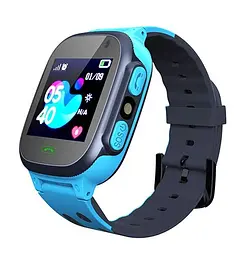 Наручний смарт-годинник дитячі Q15 з функцією дзвінка, 4G і GPS Blue (16418)