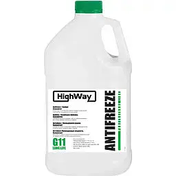 Антифриз HighWay G11 концентрат зелений 3,78л 701493 - мініатюра 2