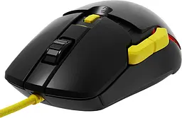 Мишка Modecom Jager Volcano, ігрова, 12400dpi., 7кн.,RGB, Hot-Swap, custom., чорна - мініатюра 2