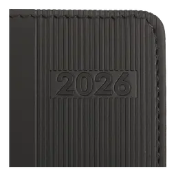 Щоденник датований Buromax Barone 2026 A6 штучна шкіра/поролон чорний (BM.2578-01) - мініатюра 5