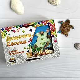 Дерев'яний пазл Ubumblebees Дощечки Сегена Морські жителі PSF083 - мініатюра 7