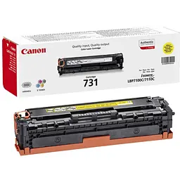 Картридж Canon 731 жовтий, для LBP7100/7110 (6269B002)