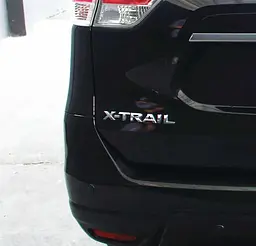 Емблема напис X-TRAIL Хром на скотчі (29х192 мм) ЕМ 171203 - мініатюра 3