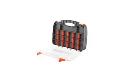 Органайзер для зберігання дрібних деталей з ручкою Intertool BX-4005 15" 2-в-1 380 х 290 х 80 мм - мініатюра 2