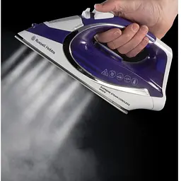 Праска Russell Hobbs Supreme Steam Cordless бездротова 2400 Вт біло-синя (23300-56) - мініатюра 4