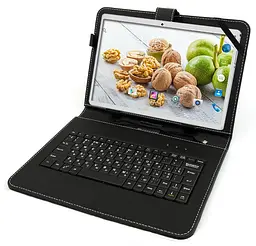 Планшет-телефон Adronix MT232 3G Pink 2/32GB + Чохол-клавіатура - мініатюра 2