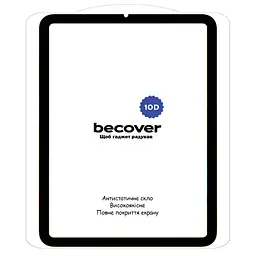 Скло захисне BeCover 10D Apple iPad Mini 6 2021 Black (710573) - мініатюра 2