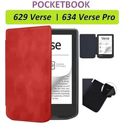 Чохол-книжка BeCover Smart Case для PocketBook 629 Verse / 634 Verse Pro 6" Red (710979) - мініатюра 3