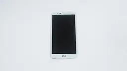 Модуль матриця + тачскрін для LG K10 LTE K430DS, white