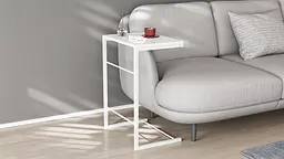 Столик Террі Ferrum-decor 650x440x330 Білий метал ДСП Білий 16 мм (FRD-104655) - мініатюра 8