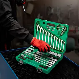 Набір інструментів Intertool ET-6077SP 77шт [98825] - мініатюра 14