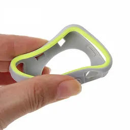 Силіконовий захисний корпус Primo для Apple Watch 38 мм Grey/Yellow - мініатюра 4