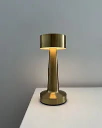 Настільна лампа з акумулятором Goldlux 328007 Simply LED 2700K+4000K+6500K IP20 золота - мініатюра 3
