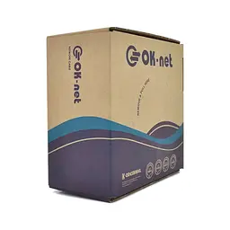 Кабель мережевий OK-Net FTP 305м cat.6 (F/UTP-cat.6) (КПВЭ-ВП (250) 4\*2\*0.54) - мініатюра 2