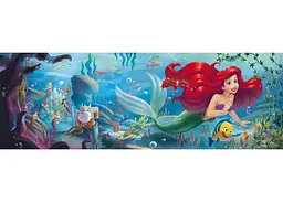 Пазл Clementoni Русалонька, Принцеси Disney (Disney The Little Mermaid Panorama Puzzle - 1000 pcs.), 1000 ел. (панорама) (39893) - мініатюра 2