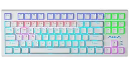 Клавіатура Aula F3032 White plus 21 Yellow keys KRGD Red EN/UA (6948391204680)