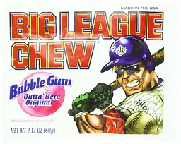 Жувальна гумка The Official Big League Chew Original Bubble Gum 60 г