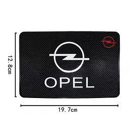 Антиковзний килимок торпеди з логотипом Opel - мініатюра 2
