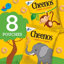 Сухий сніданок General Mills Cheerios Breakfast Cereal Pouches 1шт, 26г - мініатюра 3