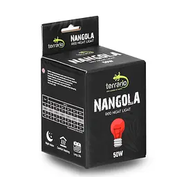 Інфрачервона нагрівальна лампа Terrario Nangola Red Night Light 50W - мініатюра 4