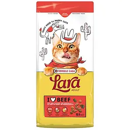 Сухий корм преміум-класу для котів Lara Adult with Beef Flavour ЛАРА ГОВЯДИНА 12.5 кг