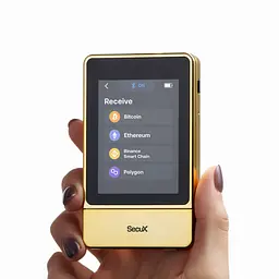 Апаратний криптогаманець SecuX NeoGold із сенсорним екраном, Bluetooth та USB-C — Золотий - мініатюра 4