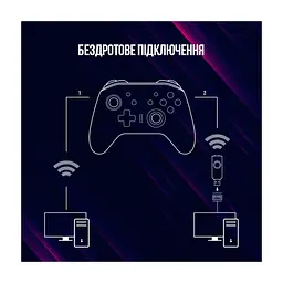 Геймпад Lorgar TRIX-510 PC iOS13 Android PS3 Bluetooth Black (LRG-GP510) - мініатюра 2