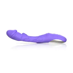 Вібратор Good Vibes Only Flax G-Spot, 25.1 см (фіолетовий) - мініатюра 3