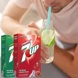 Порошковий напій 7UP Powder Drink Mix Cherry 6 стіків 13.2 г - мініатюра 9
