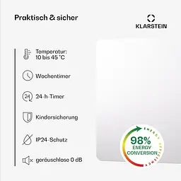 Інфрачервоний обігрівач Klarstein Wonderbeam 900 (10045439) - мініатюра 3