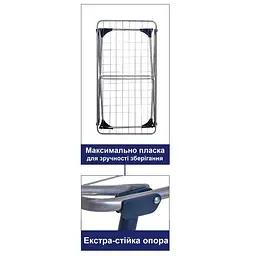 Сушарка для білизни підлогова Casa Si Merkur Pure 18m Silver (CS92235S04C), Сріблястий - мініатюра 4