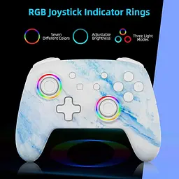 Бездротовий контролер NexiGo (без мертвої зони) для Switch/Switch Lite/OLED, Bluetooth-контролери для Nintendo Switch з вібрацією - мініатюра 2