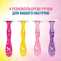 Бритва Bic Miss Soleil Colour Collection 4 шт. (3086123303843) - мініатюра 4