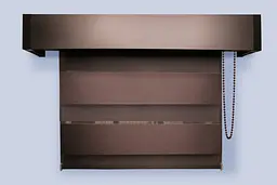 Тканинний ролет День-Ніч Чорний з декоративним коробом TopLine 250*250