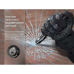 Fenix T6 тактична ручка з ліхтариком чорна - мініатюра 12