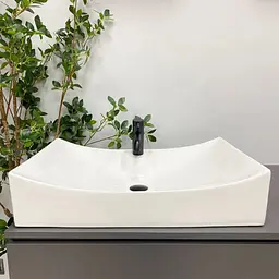 Умивальник VBI Viareggio L white накладний VBI-016203, Білий - мініатюра 1