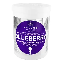 Маска для волосся Kallos Cosmetics Blueberry, що відновлює з екстрактом чорниці, 1 л - мініатюра 2