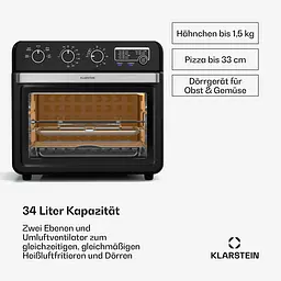 Міні-духовка Klarstein Air Glaze (10046474) - мініатюра 6