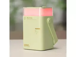 Зовнішній акумулятор (павербанк) Remax FP-3 40000mAh 65W Green - мініатюра 4