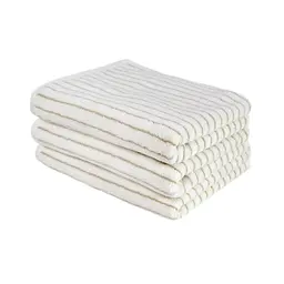 Рушник Lotus Home Готель Premium - Microcotton Stripe Ecru-Kahve 90x150 550 г/м² - мініатюра 8